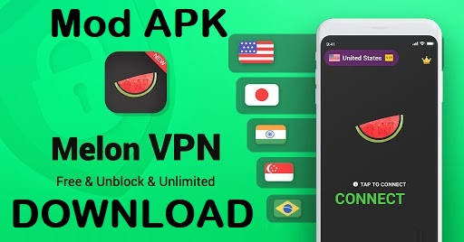 Melon VPN Mod Apk VIP Unlocked Free Download