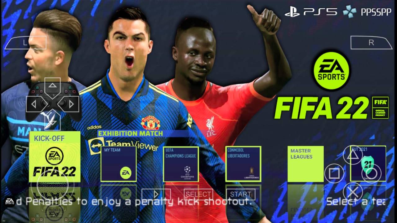 FIFA 22 PPSSPP iSO Mod English Version Android Download