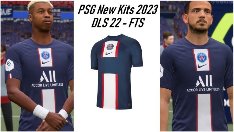 Paris Saint Germain Kits 2023 for DLS Fts