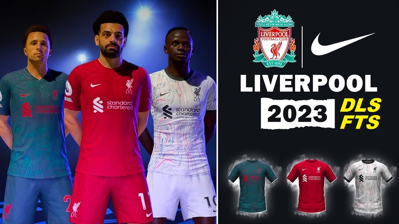 Liverpool Kits 2023 DLS 22 Logo FTS