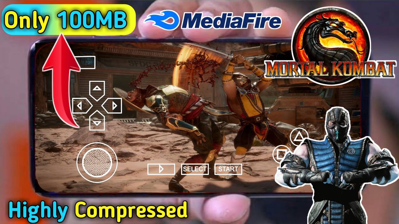 Mortal Kombat 9 iSO PPSSPP file for Android Download