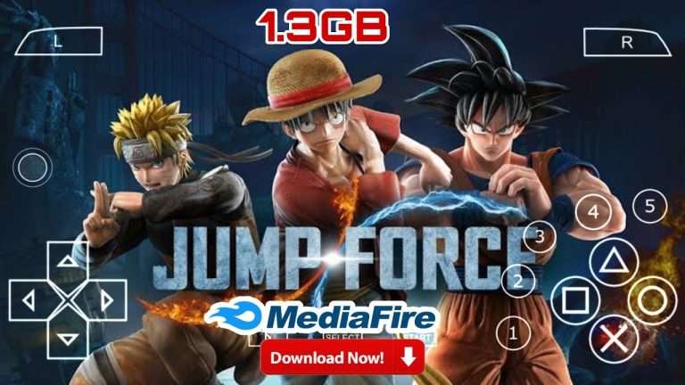 Jump Force zip Download ppsspp for Android and iOS