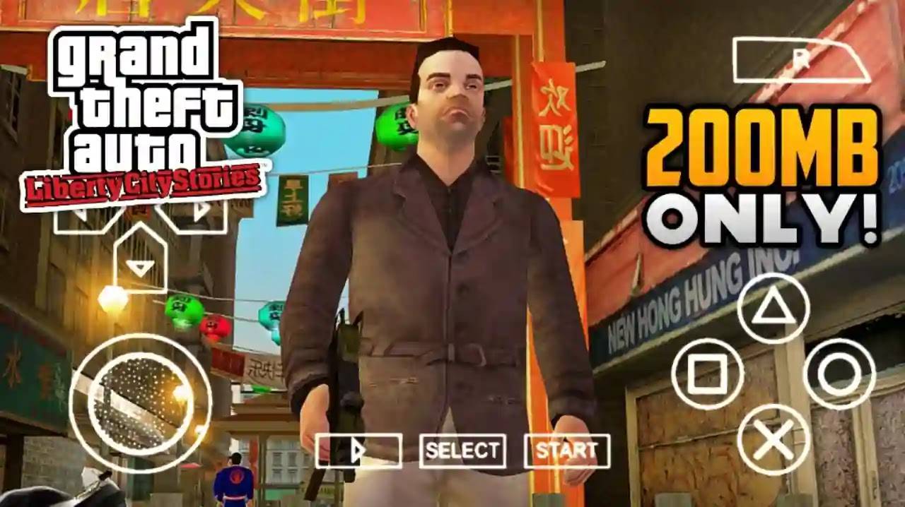 GTA Liberty City PPSSPP 200MB Highly Compressed Download