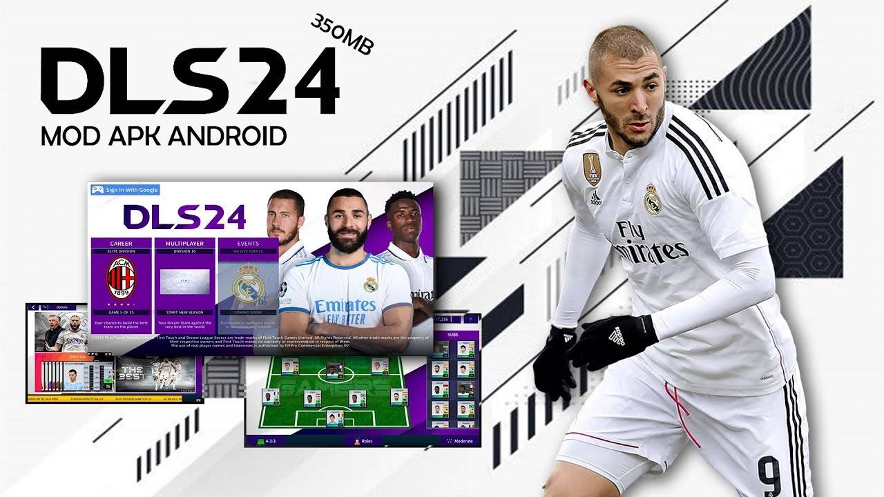 Real Madrid DLS 24 APK Profile.dat Kits 2024 Download