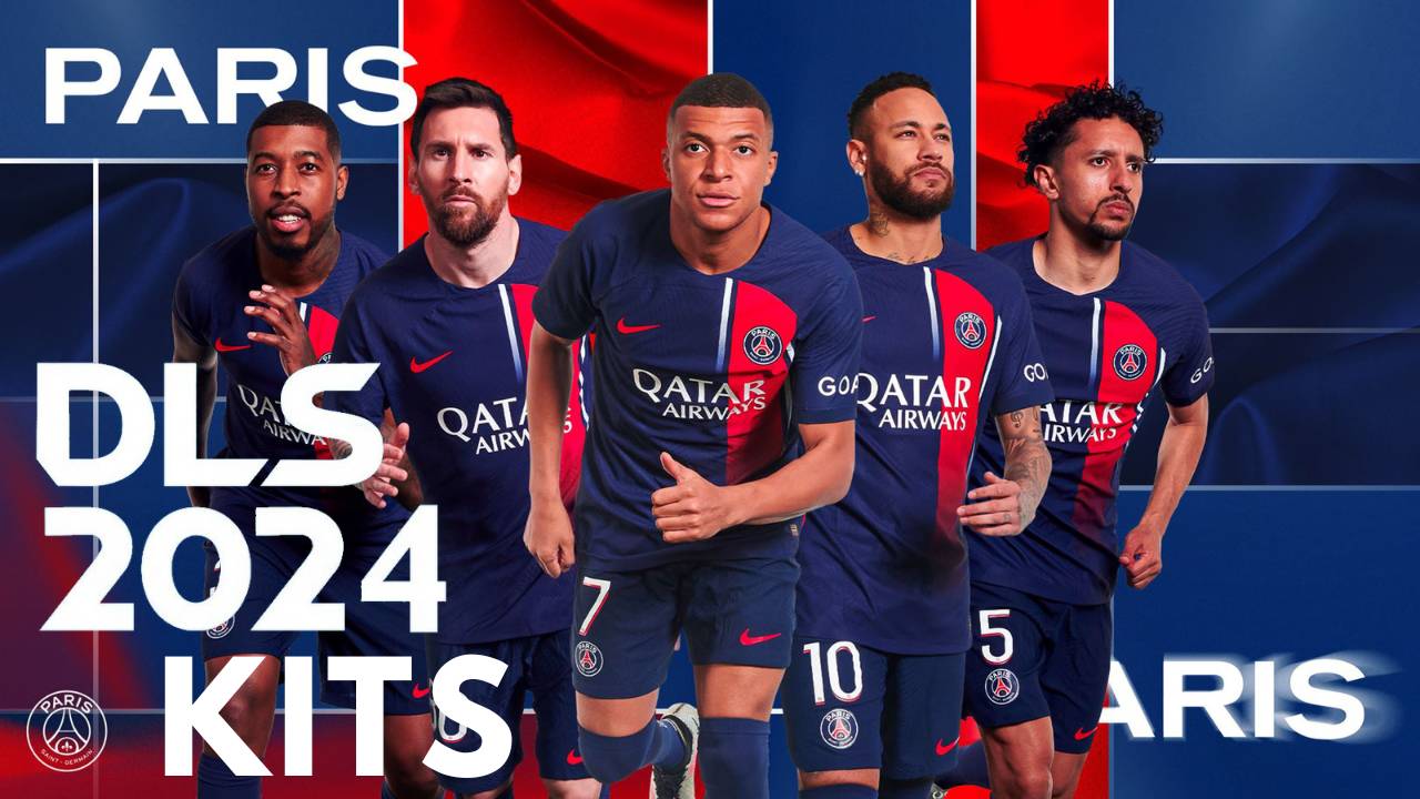 PSG Kits 2024 DLS 24 FTS Paris Saint Germain Logo