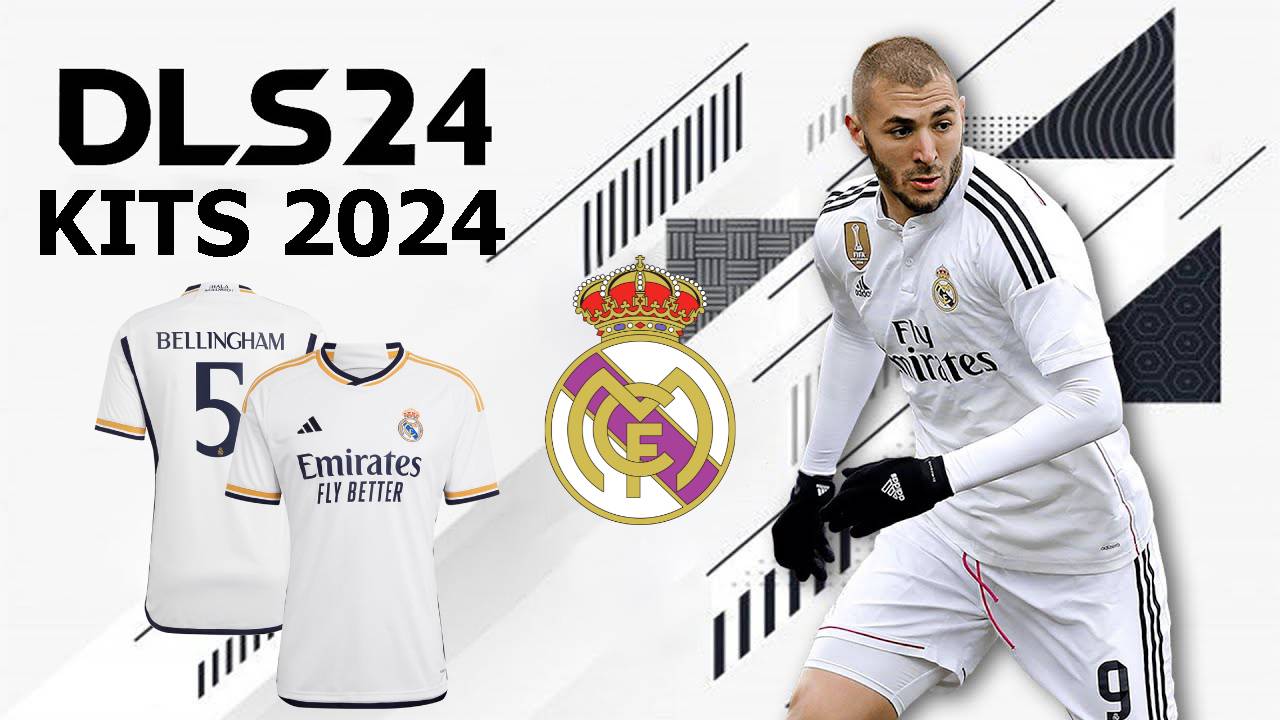 Real Madrid Kits 2024 DLS 24 Logo FTS